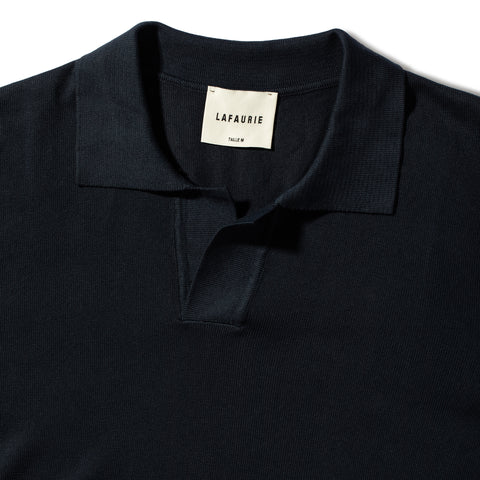 Pull en coton bleu marine
