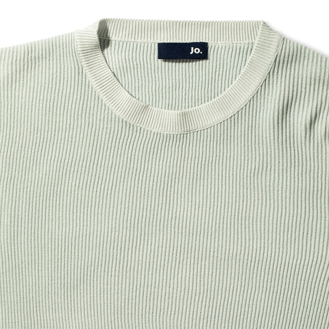 Pull en maille anglaise gris perle