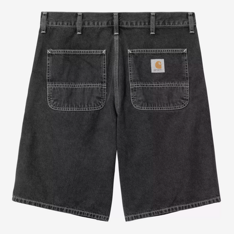 Short en denim noir
