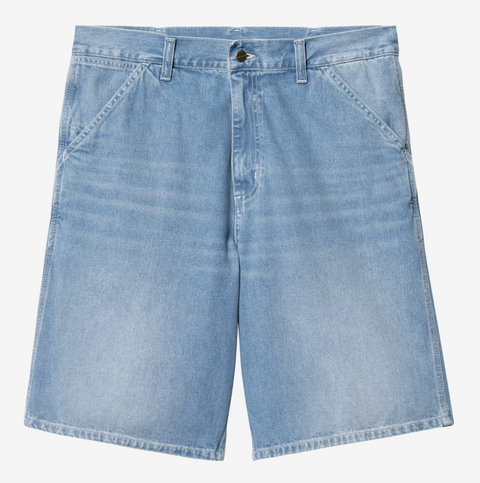 Short en denim bleu clair
