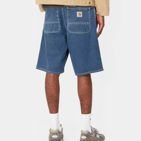 Short en denim bleu