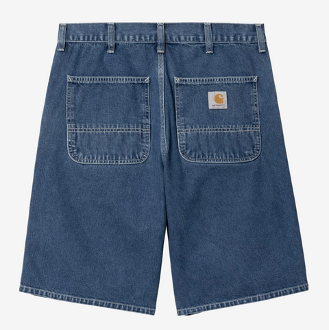 Short en denim bleu