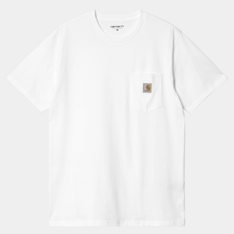 Tee shirt à poche poitrine Carhartt WIP blanc