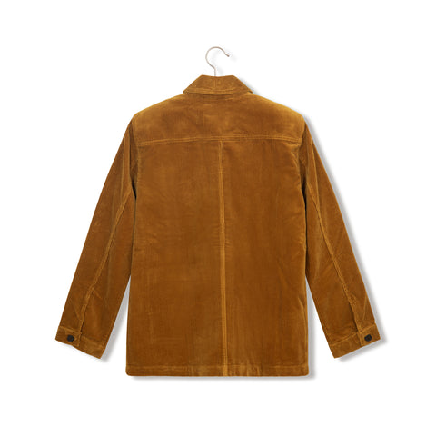 Veste de peintre Lafaurie en velours jaune cumin