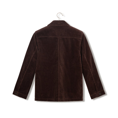Veste de peintre Lafaurie en velours lie de vin