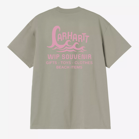 Tee shirt imprimé wave vert