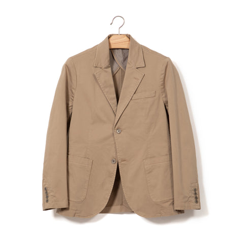 Veste en coton lavé beige