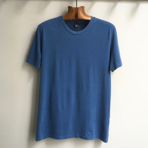 T-shirt manches courtes effet délavé Bleu