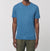 T-shirt manches courtes effet délavé Bleu
